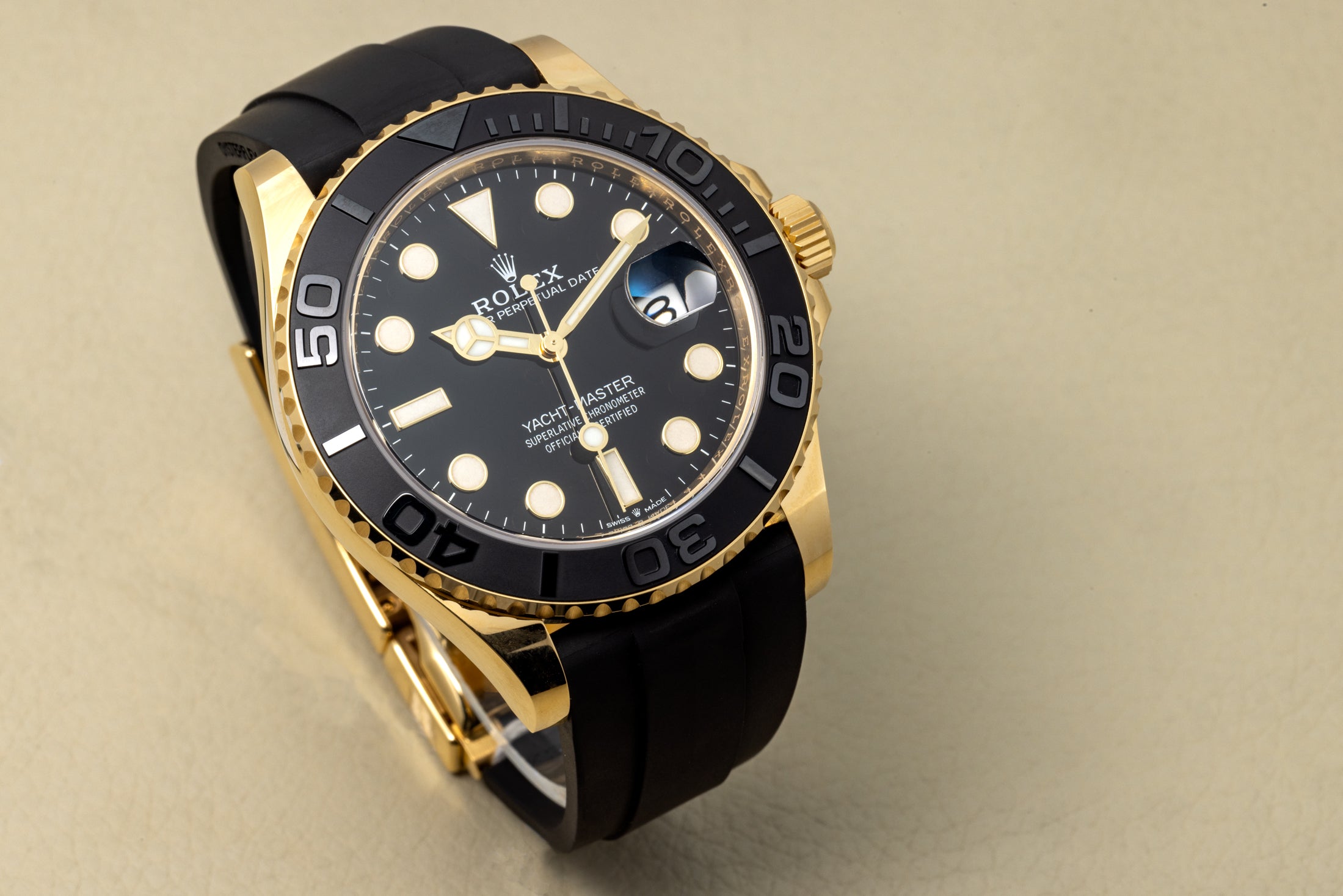 Rolex Yacht-Master Edition - Gold & Black Oysterflex Series