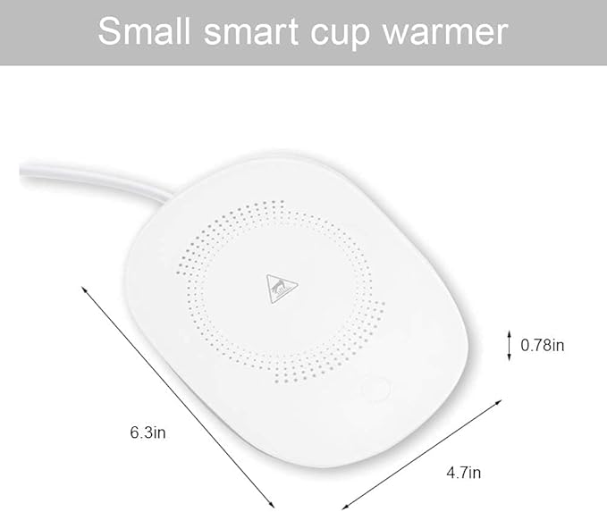 Smart Coffee Mug Warmer with Constant Temperature (55°C) – Electric Heating Cup Coaster