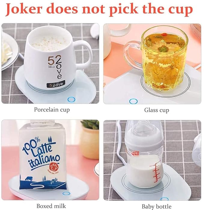 Smart Coffee Mug Warmer with Constant Temperature (55°C) – Electric Heating Cup Coaster