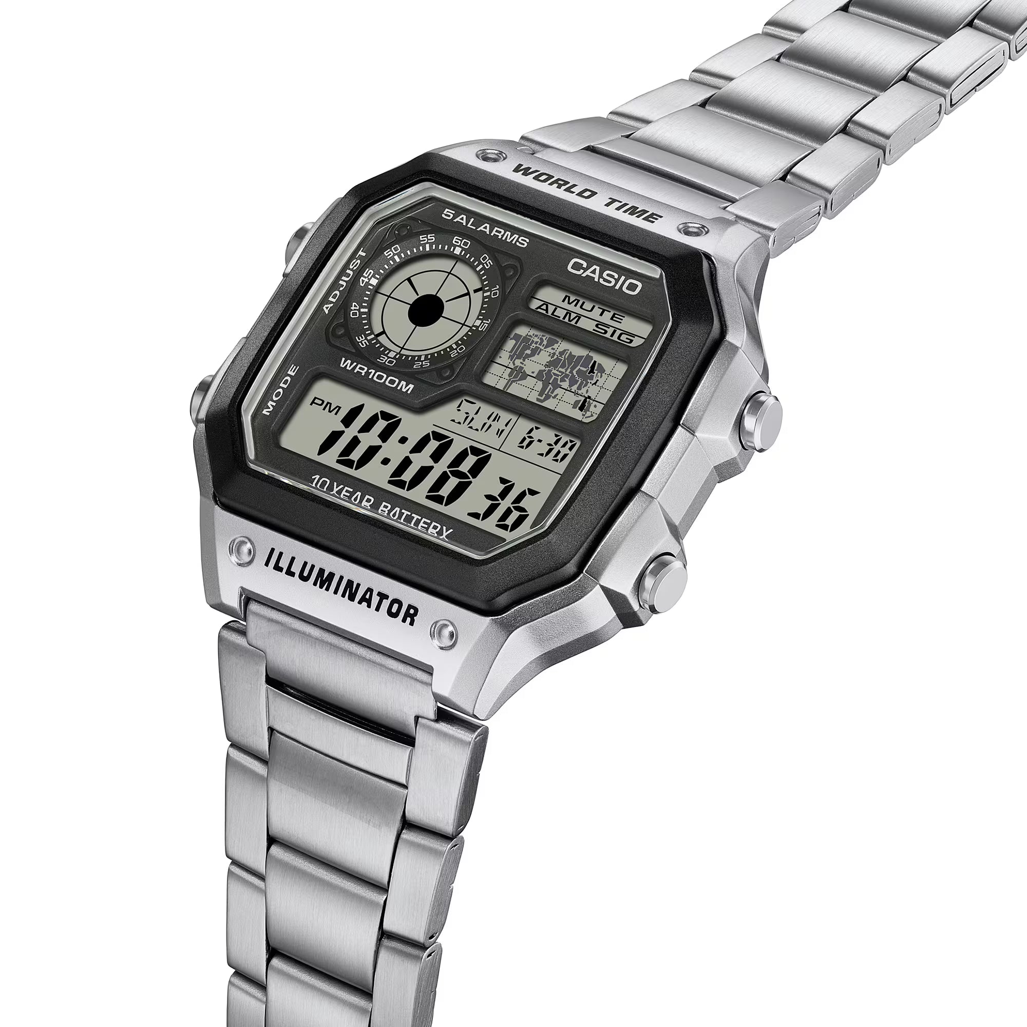 Casio AE-1200 "World Time" Series