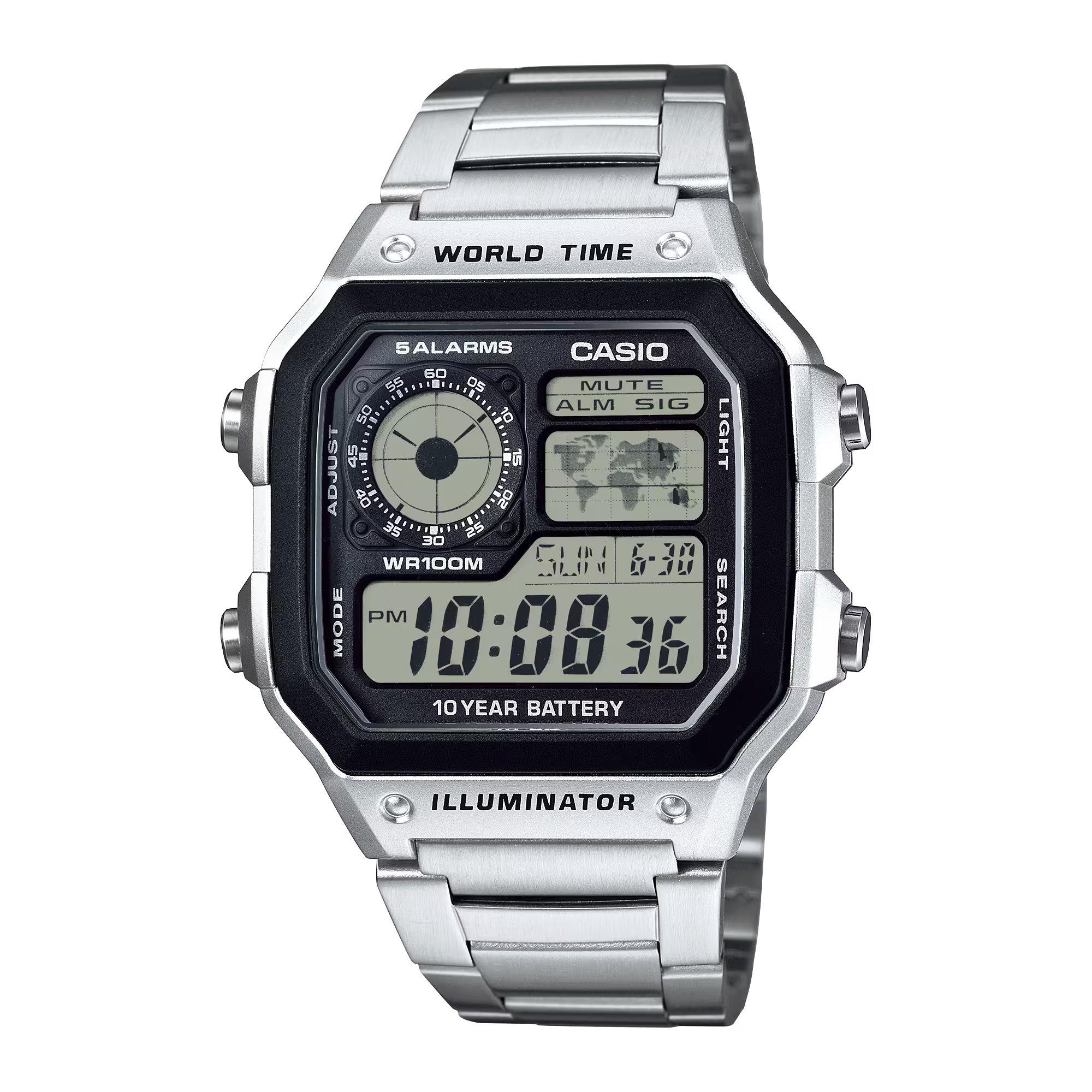 Casio AE-1200 "World Time" Series
