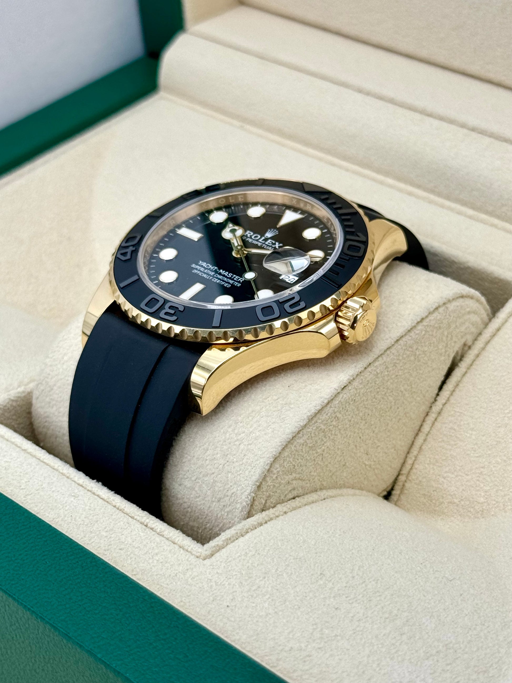 Rolex Yacht-Master Edition - Gold & Black Oysterflex Series