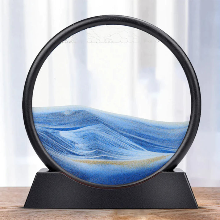 3D Moving Sand Art Picture – Deep Sea Sandscape in Motion