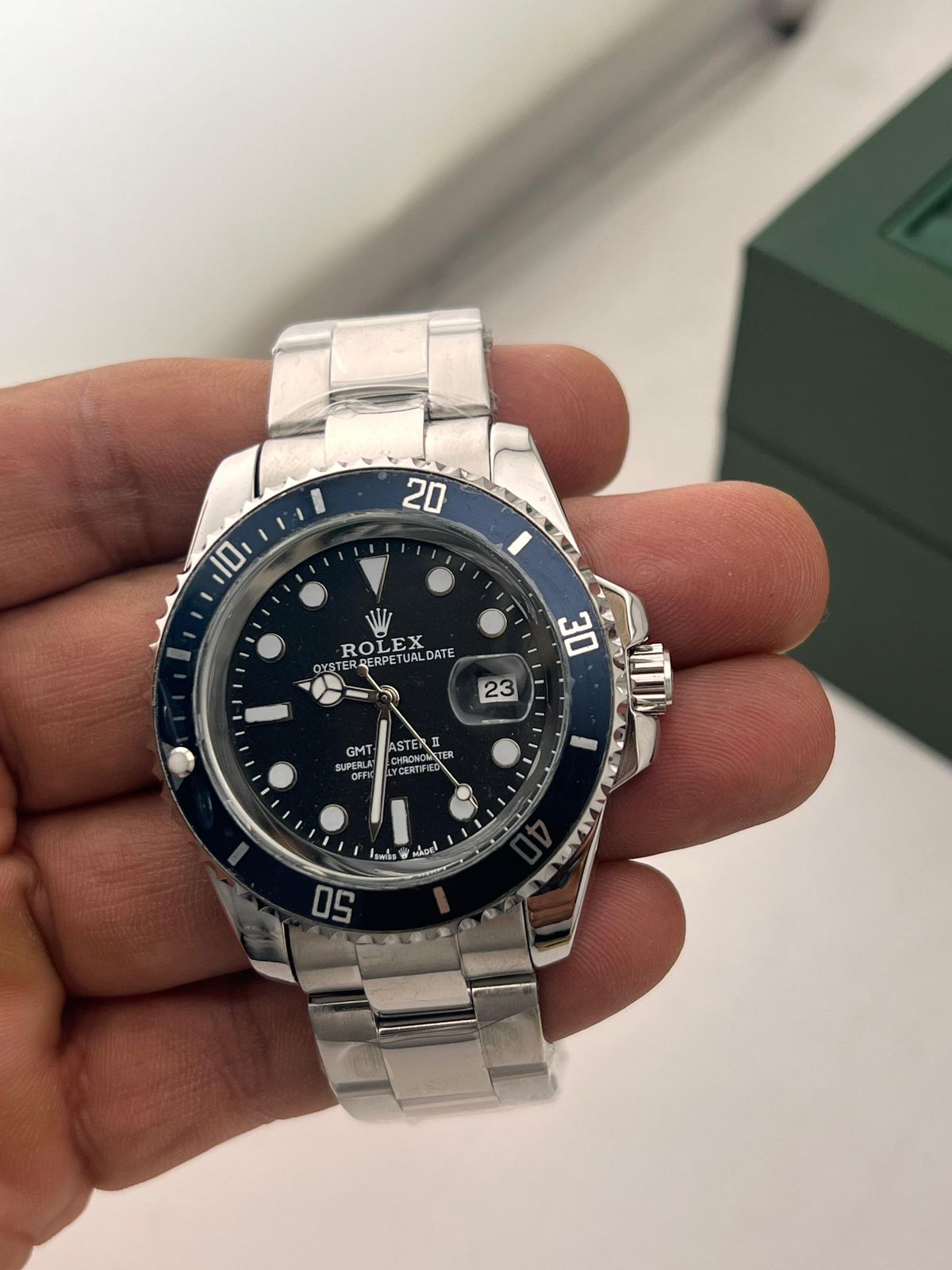 Rolex GMT-Master II (Black Dial & Bezel on Oyster Bracelet) - ( Limited Stock )