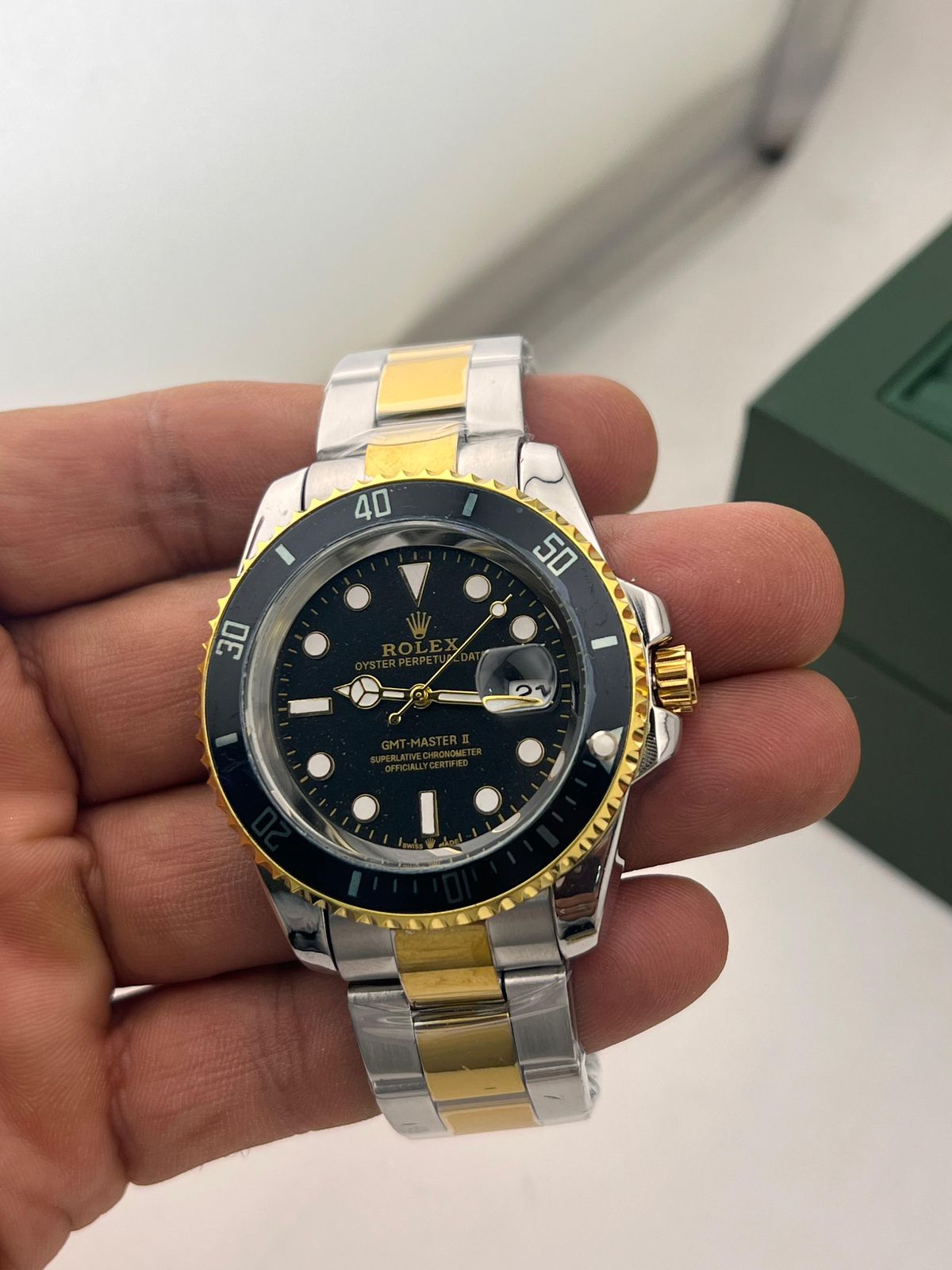 Rolex GMT-Master II (Black Dial & Bezel on Oyster Bracelet) - ( Limited Stock )