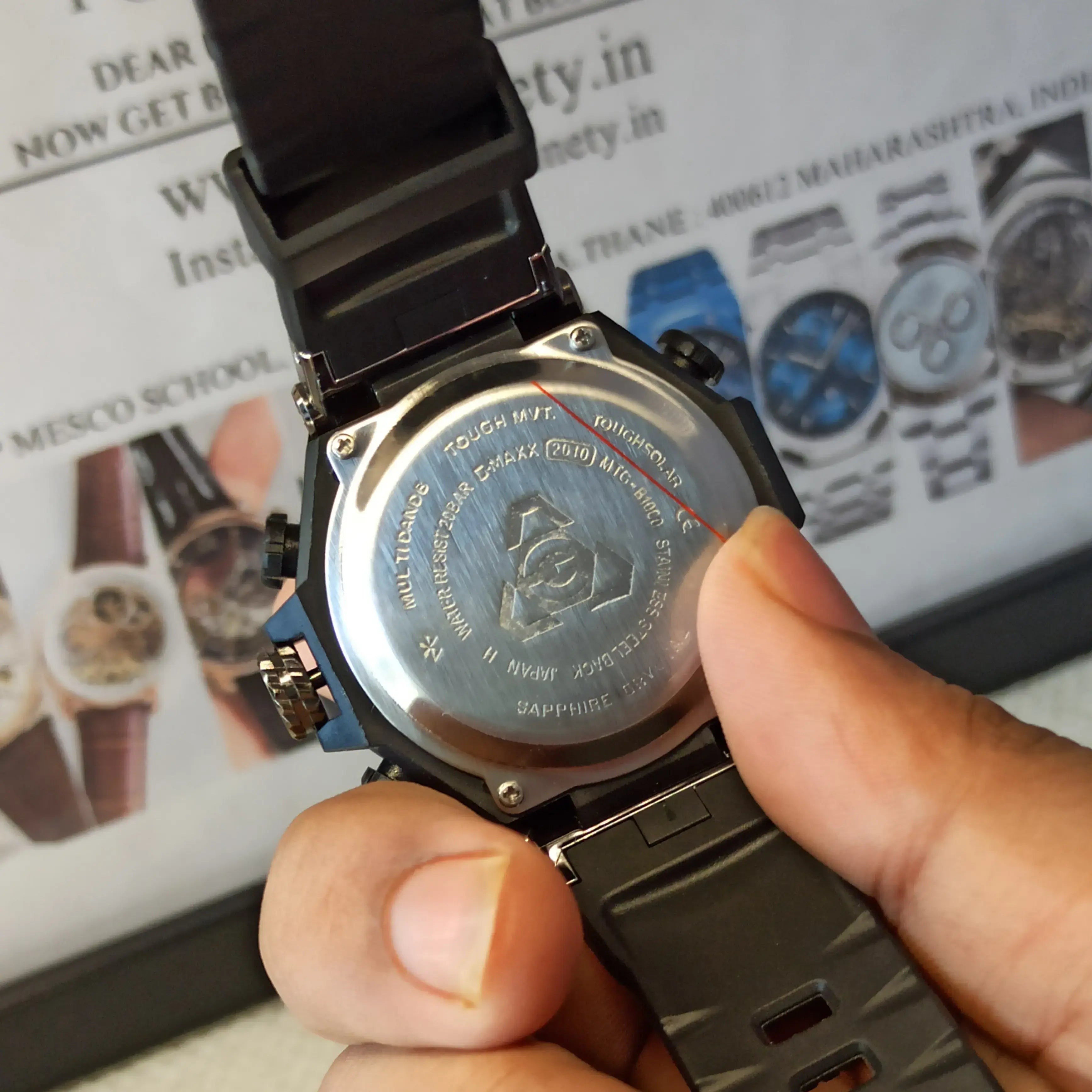 Casio G-Shock Roadster analog-digital watch.