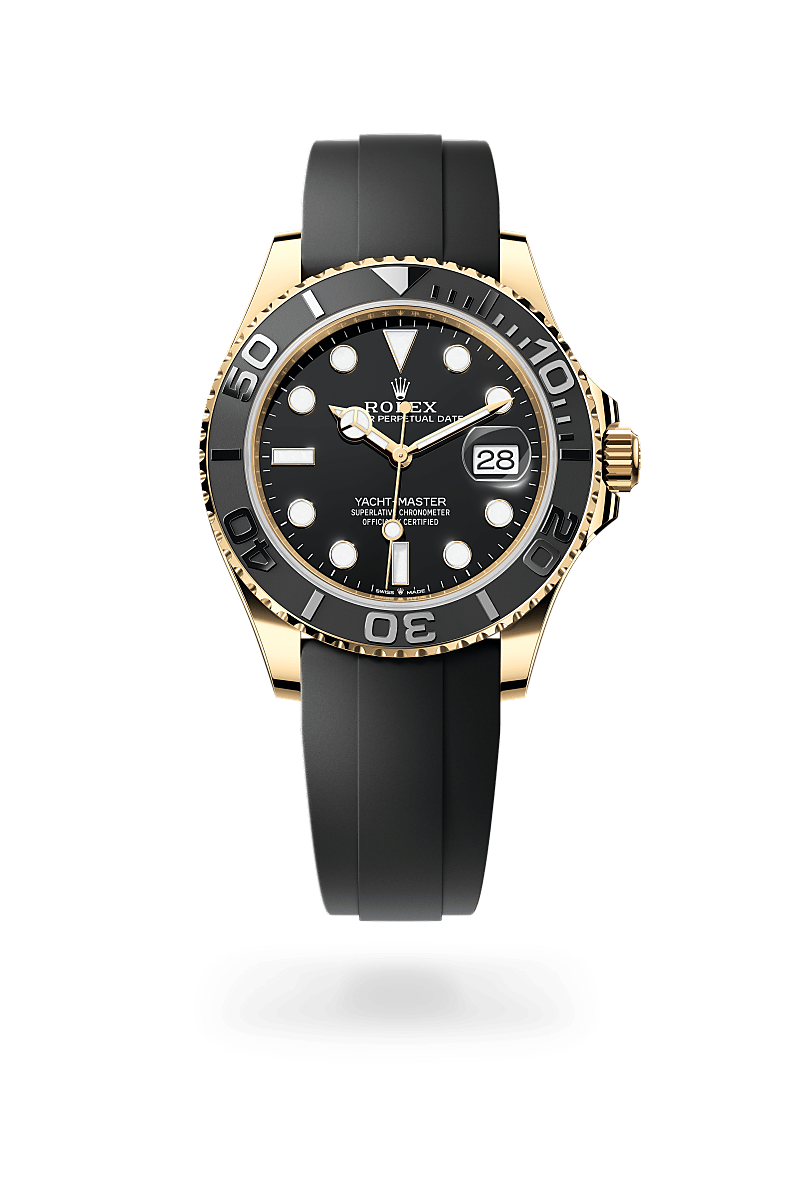 Rolex Yacht-Master Edition - Gold & Black Oysterflex Series