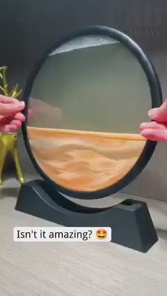 3D Moving Sand Art Picture – Deep Sea Sandscape in Motion