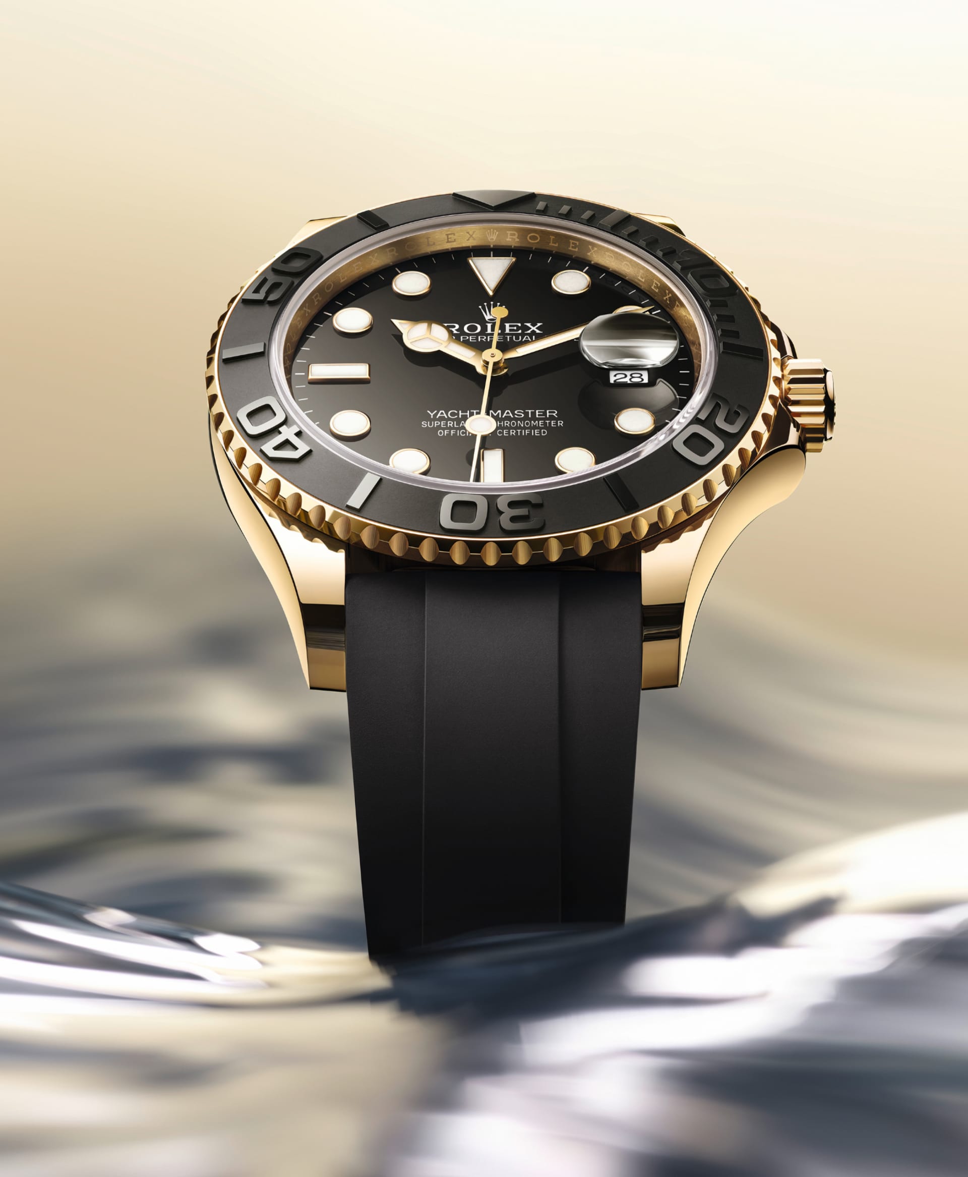 Rolex Yacht-Master Edition - Gold & Black Oysterflex Series