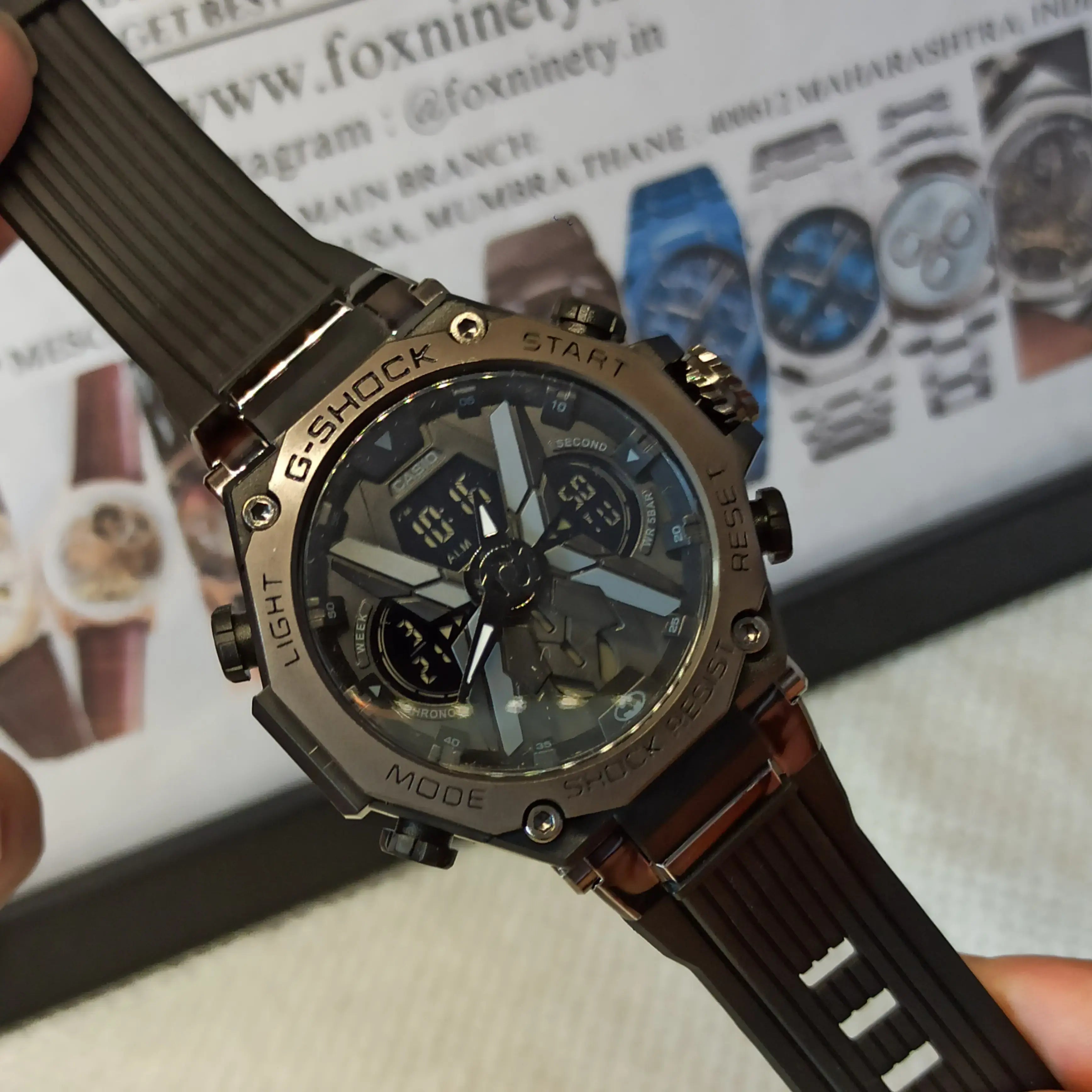 Casio G-Shock Roadster analog-digital watch.