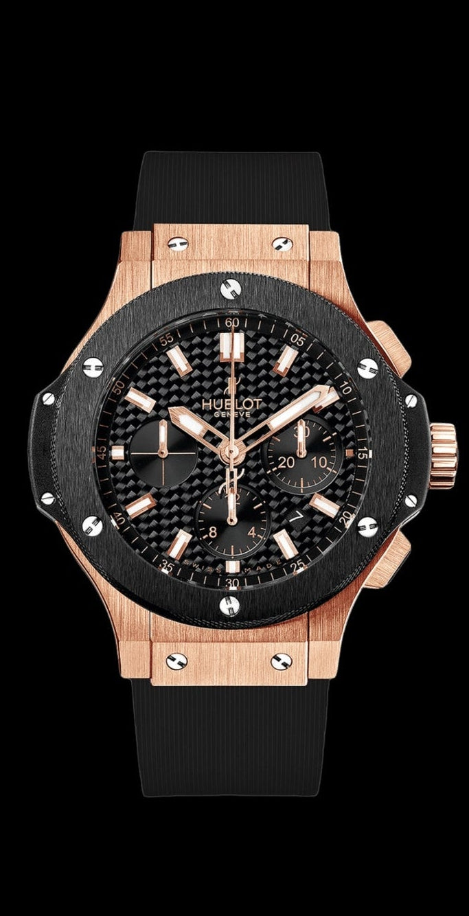 Hublot Big Bang 44mm - Rose Gold & Black Ceramic Edition ( Clearing stock sale )